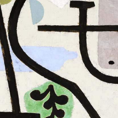 Porto Ricco Paul Klee pkl63 quadro stampato su tela