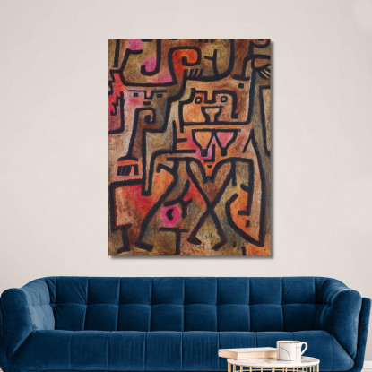 Streghe Della Foresta Paul Klee pkl66 quadro stampato su tela