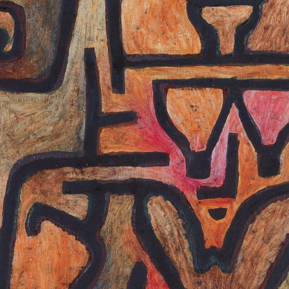 Streghe Della Foresta Paul Klee pkl66 quadro stampato su tela