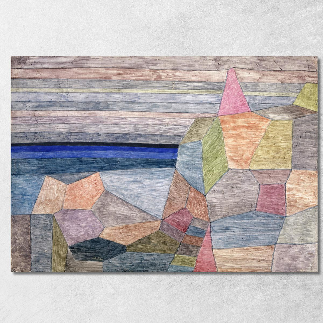 Promontorio Ph Paul Klee pkl70 quadro stampato su tela