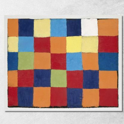 Qu 1 Cartella Colori Paul Klee pkl71 quadro stampato su tela