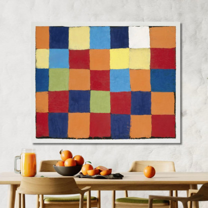Qu 1 Cartella Colori Paul Klee pkl71 quadro stampato su tela