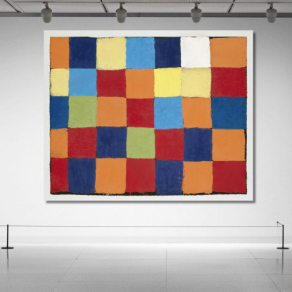 Qu 1 Cartella Colori Paul Klee pkl71 quadro stampato su tela