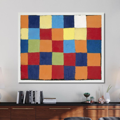 Qu 1 Cartella Colori Paul Klee pkl71 quadro stampato su tela
