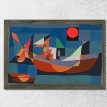 Navi Inattive Paul Klee pkl74 quadro stampato su tela