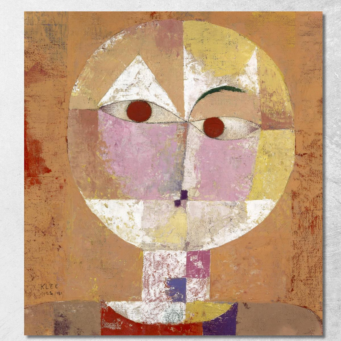 Senecio Paul Klee pkl76 quadro stampato su tela