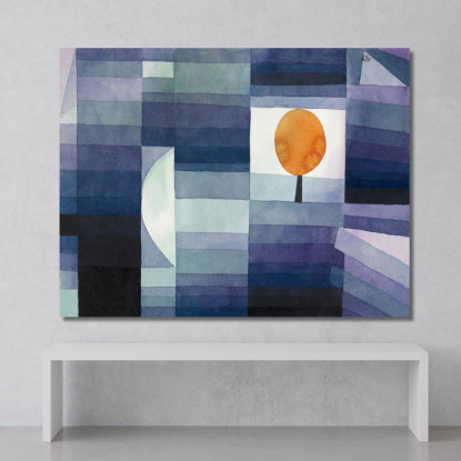 Il Presagio Dell'Autunno Paul Klee pkl83 quadro stampato su tela