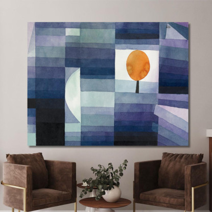 Il Presagio Dell'Autunno Paul Klee pkl83 quadro stampato su tela