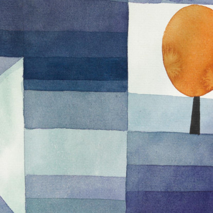 Il Presagio Dell'Autunno Paul Klee pkl83 quadro stampato su tela