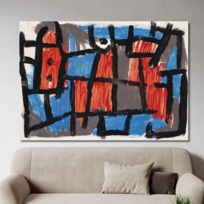 L'Ora Prima Di Una Notte Paul Klee pkl84 quadro stampato su tela