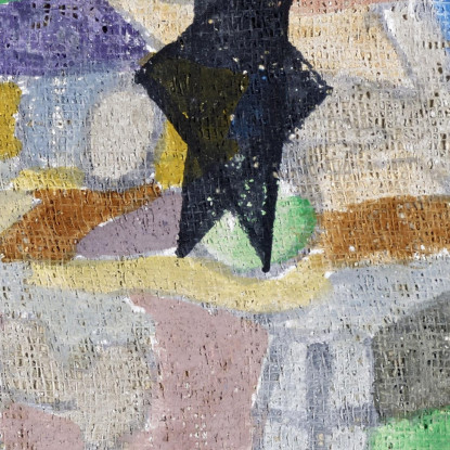 Sotto Una Stella Nera Paul Klee pkl90 quadro stampato su tela