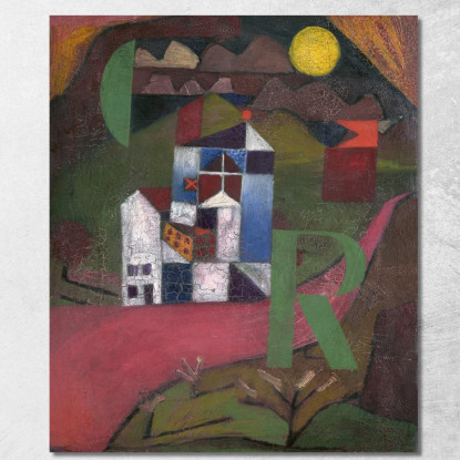 Villar Paul Klee pkl94 quadro stampato su tela