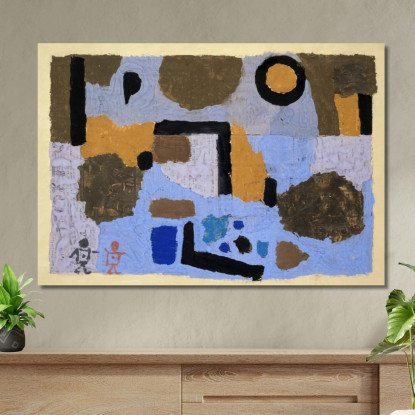 Con I Due Perduti Paul Klee pkl98 quadro stampato su tela