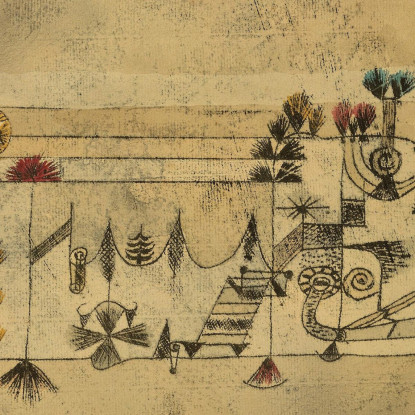 Immagine Di Tutte Le Anime Paul Klee pkl104 quadro stampato su tela