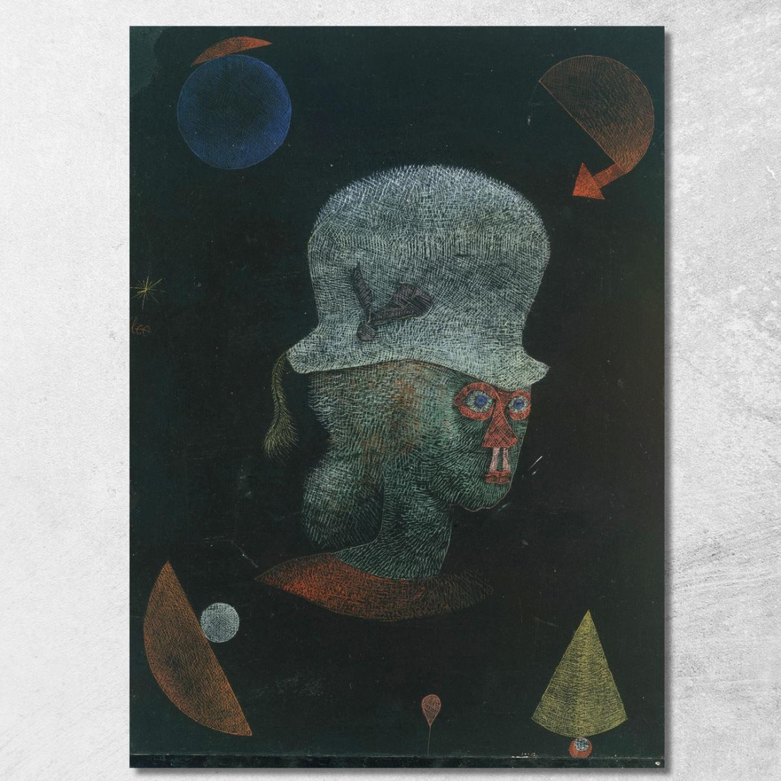 Fantasia Astrologica Paul Klee pkl106 quadro stampato su tela