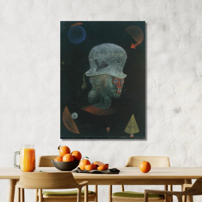 Fantasia Astrologica Paul Klee pkl106 quadro stampato su tela