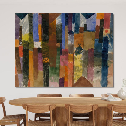 Prima Della Città Paul Klee pkl107 quadro stampato su tela