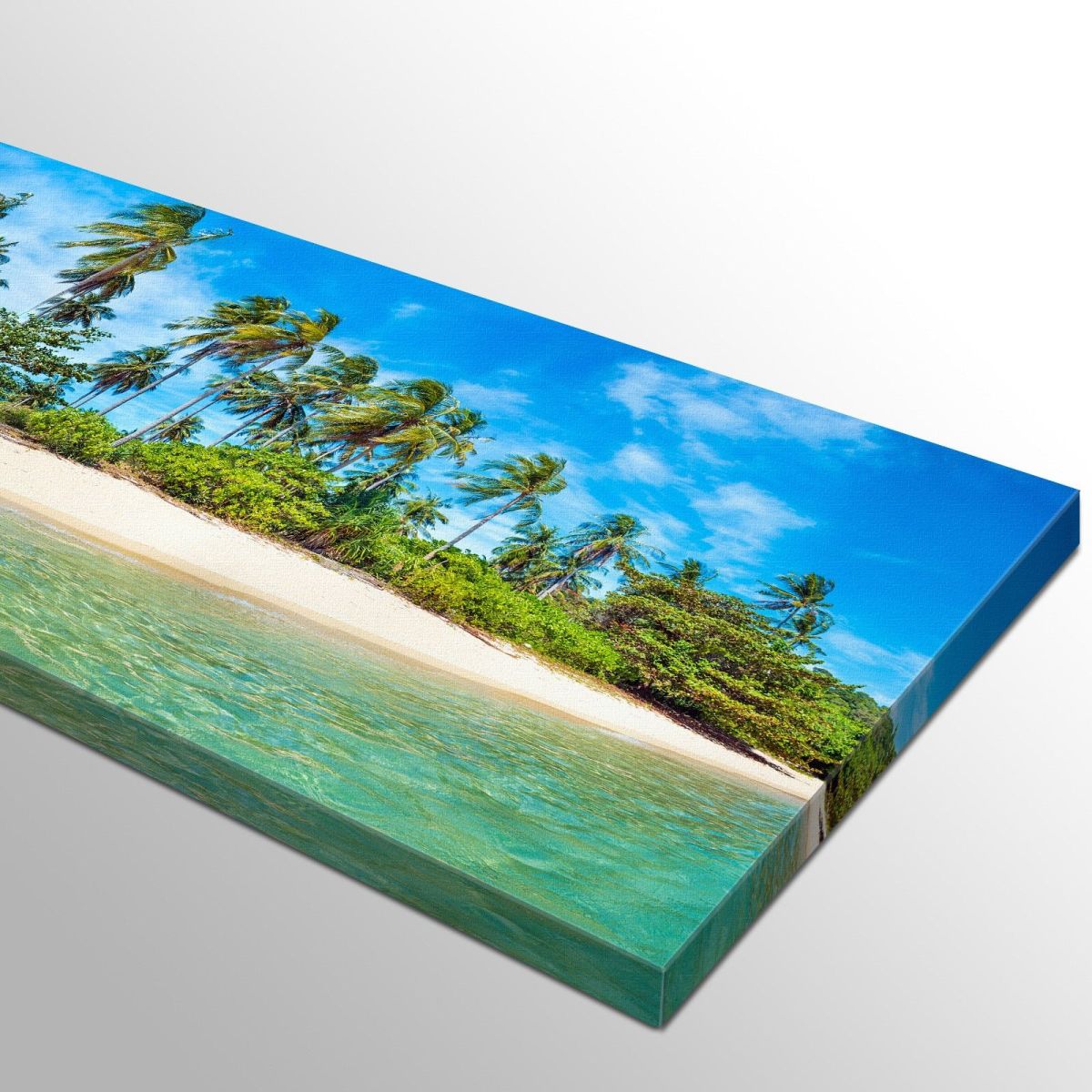 Quadri su tela stampe HD poster 5 pezzi spiaggia tropicale palme