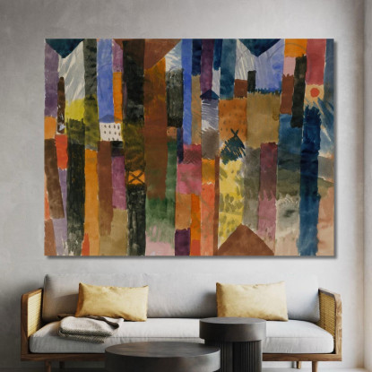 Prima Della Città Paul Klee pkl107 quadro stampato su tela