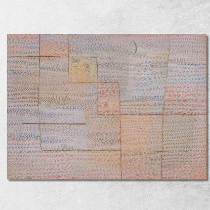 Una Precisazione Paul Klee pkl113 quadro stampato su tela