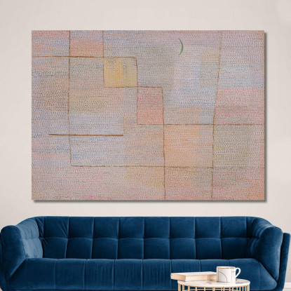 Una Precisazione Paul Klee pkl113 quadro stampato su tela