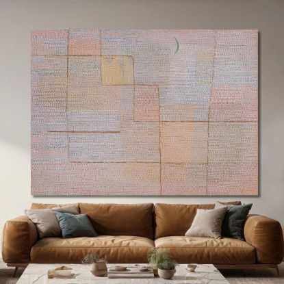 Una Precisazione Paul Klee pkl113 quadro stampato su tela