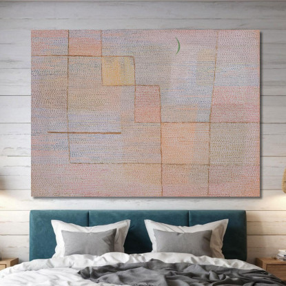 Una Precisazione Paul Klee pkl113 quadro stampato su tela
