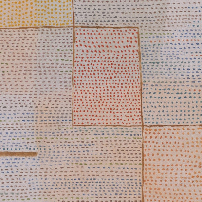 Una Precisazione Paul Klee pkl113 quadro stampato su tela