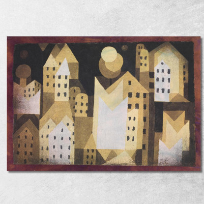 Città Fredda Paul Klee pkl115 quadro stampato su tela