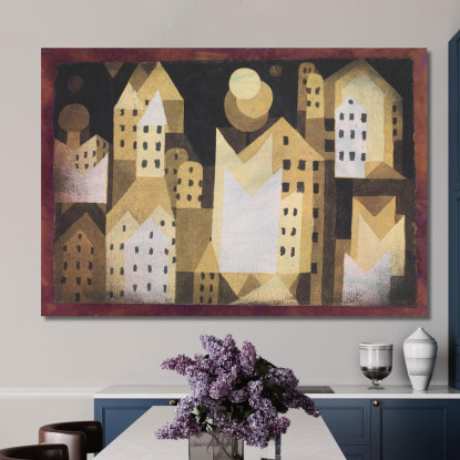 Città Fredda Paul Klee pkl115 quadro stampato su tela