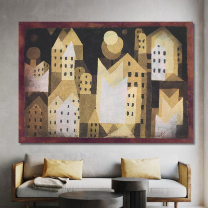 Città Fredda Paul Klee pkl115 quadro stampato su tela