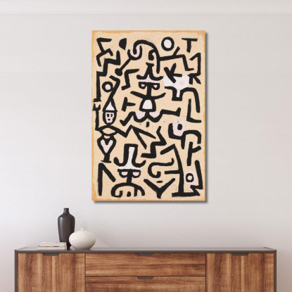 Volantino Dei Comici Paul Klee pkl117 quadro stampato su tela