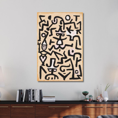 Volantino Dei Comici Paul Klee pkl117 quadro stampato su tela