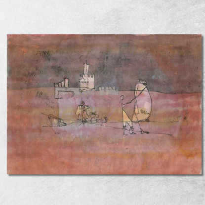 Episodio Prima Di Una Città Araba Paul Klee pkl119 quadro stampato su tela