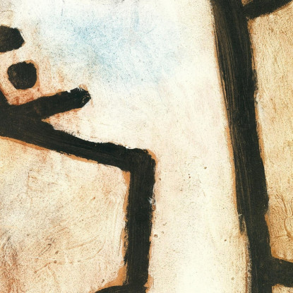 Ragazza In Lutto Paul Klee pkl127 quadro stampato su tela