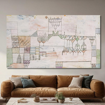 Sala Grande Per Cantanti Paul Klee pkl128 quadro stampato su tela