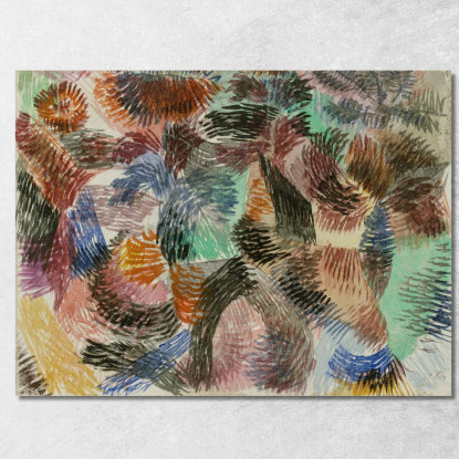 Libido Della Foresta Paul Klee pkl134 quadro stampato su tela