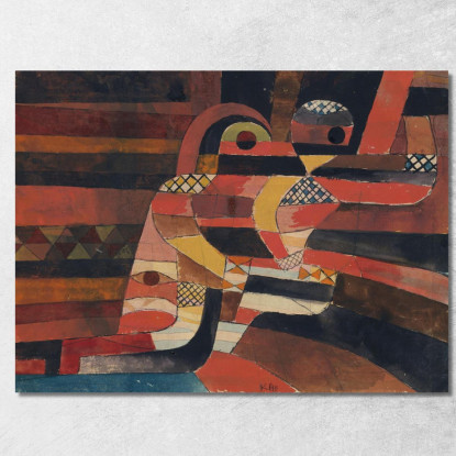 Amanti Paul Klee pkl135 quadro stampato su tela