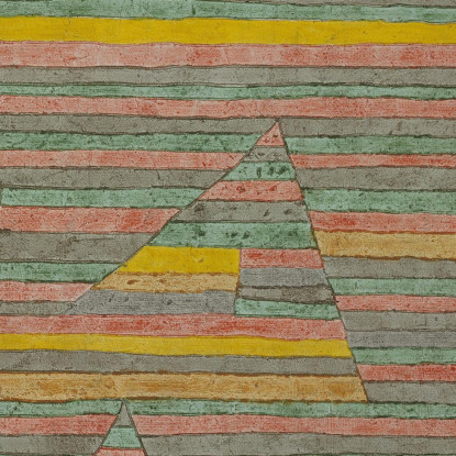 Monumenti A G. Paul Klee pkl136 quadro stampato su tela