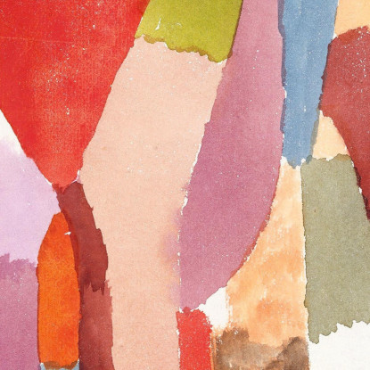 Movimento Delle Camere A Volta Paul Klee pkl137 quadro stampato su tela
