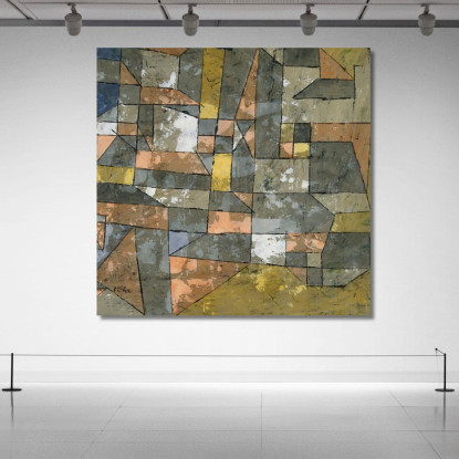 Nord Tedesco Paul Klee pkl139 quadro stampato su tela