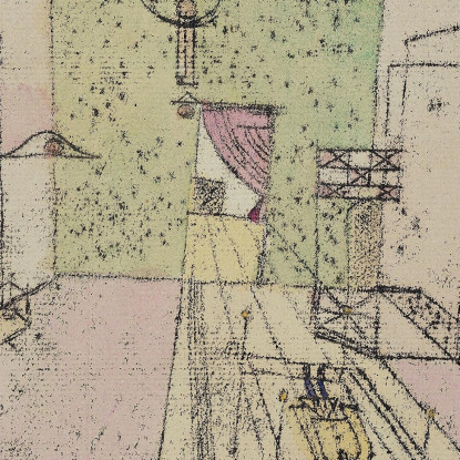 Prospettiva Fantasma Paul Klee pkl142 quadro stampato su tela