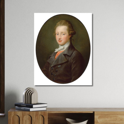 Ritratto Di Un Gentiluomo Pompeo Batoni pbt23 quadro stampato su tela