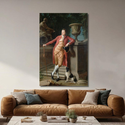 Ritratto Di John Talbot Più Tardi Primo Conte Talbot Pompeo Batoni pbt32 quadro stampato su tela