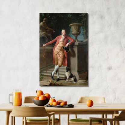 Ritratto Di John Talbot Più Tardi Primo Conte Talbot Pompeo Batoni pbt32 quadro stampato su tela
