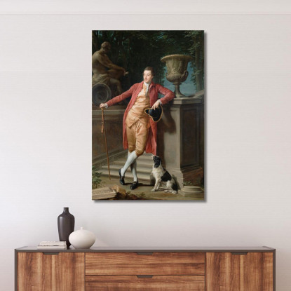 Ritratto Di John Talbot Più Tardi Primo Conte Talbot Pompeo Batoni pbt32 quadro stampato su tela