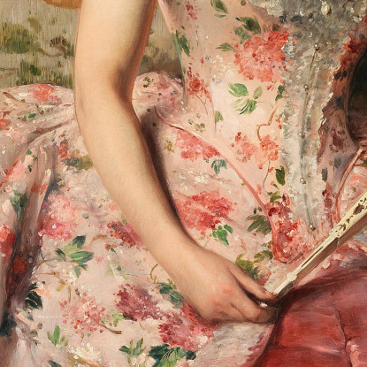Ritratto Di Signora Raimundo de Madrazo y Garreta rmg27 quadro stampato su tela