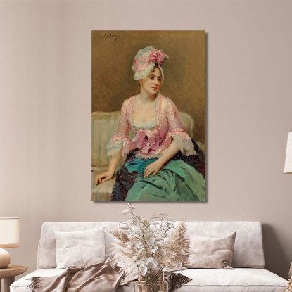 Ritratto Di Aline Mason Raimundo de Madrazo y Garreta rmg28 quadro stampato su tela