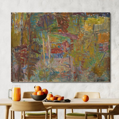 Strada Nella Foresta Sasza Blonder sbl18 quadro stampato su tela