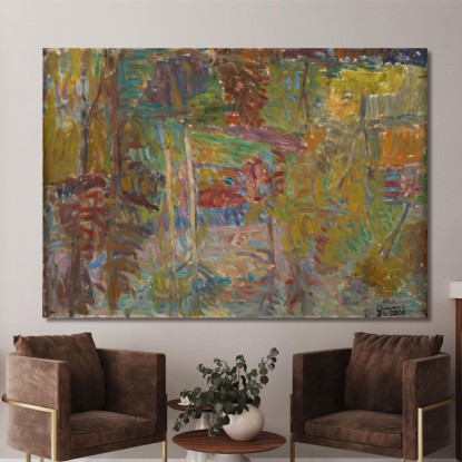 Strada Nella Foresta Sasza Blonder sbl18 quadro stampato su tela